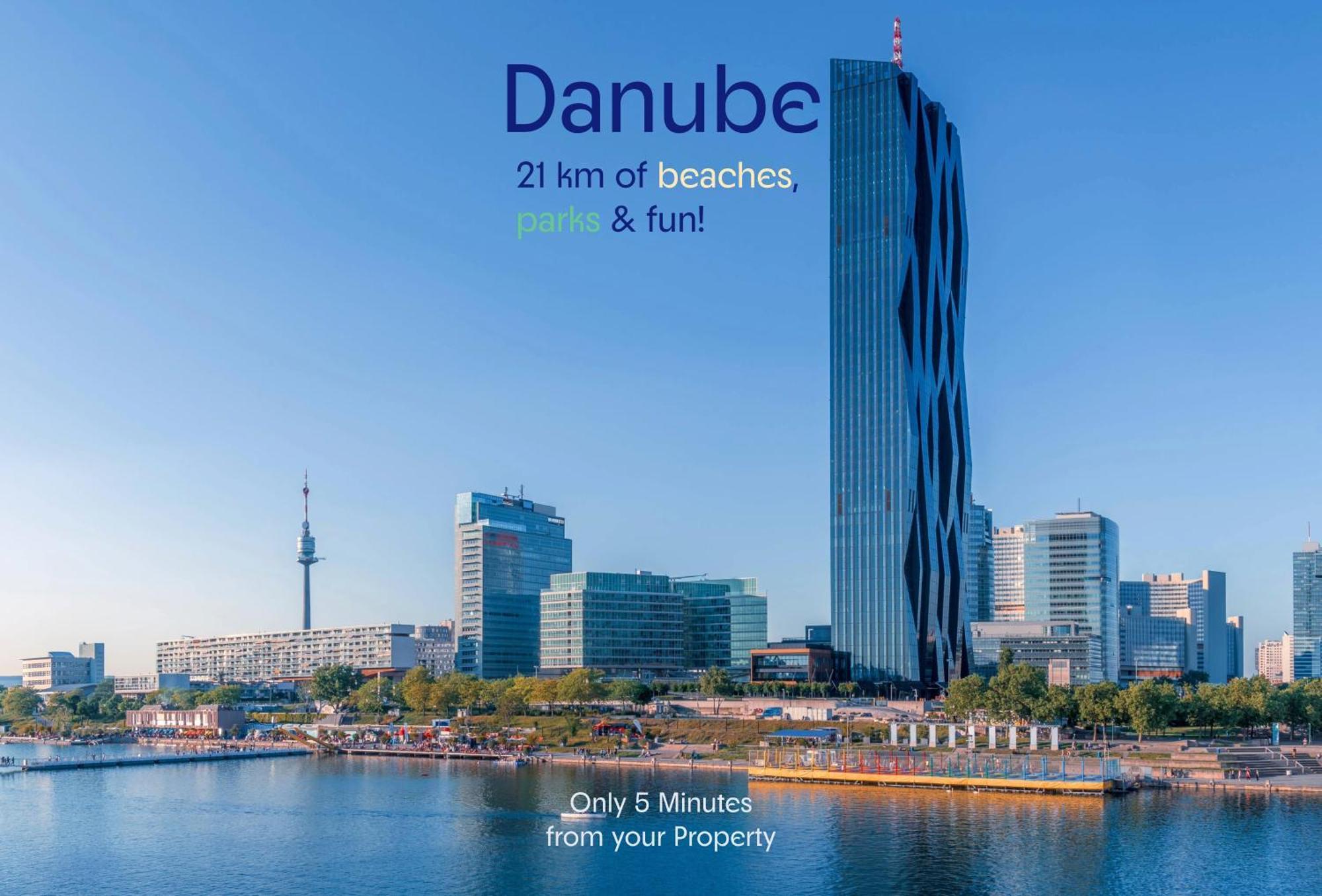 Welcoming 2Br Apt. Near Danube & Millenium Tower Wien Eksteriør billede